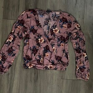 Floral pink top